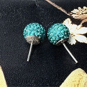 MEDIUM SPARKLE BALL™ STUD EARRINGS  Turquoise